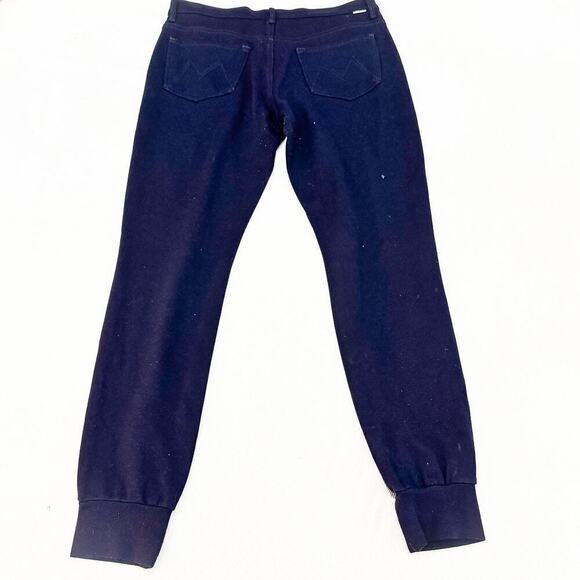 Mother Double Trainer Provocative in Pearls Denim Jogger Size 29 - Picture 3 of 11